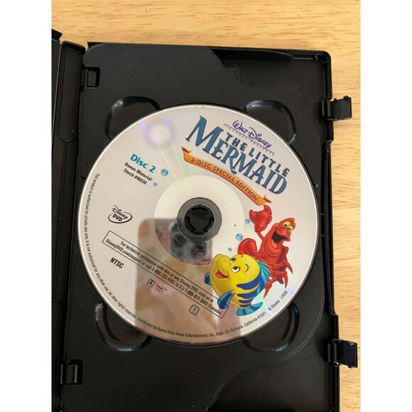 Walt Disney The Little Mermaid 2-Disc Special Edition DVD Platinum Edition - Picture 3 of 5